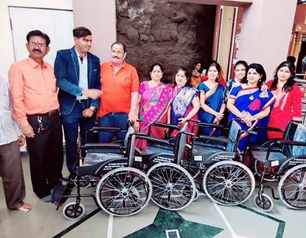 Donating wheelchairs